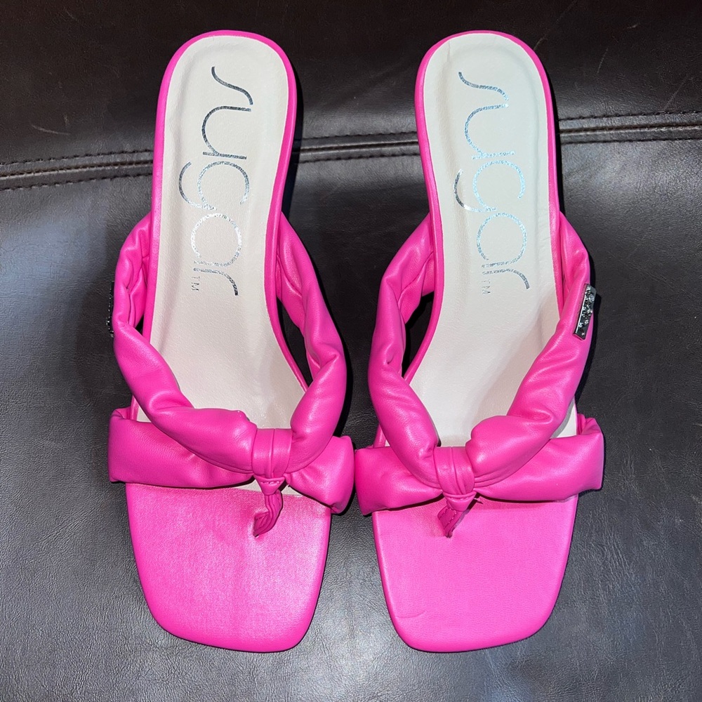 Sugar Kitten Heels PINK Size 8 New